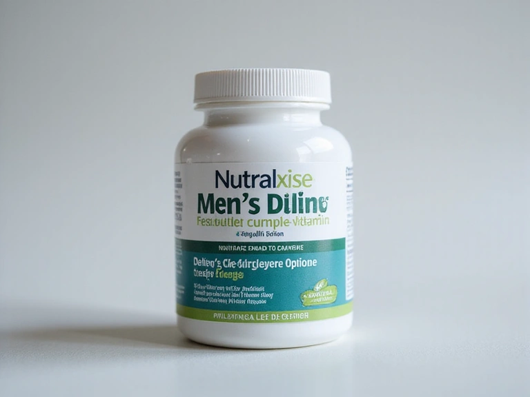Nutralisxse Men's Daily Multi-Vitamin packaging details